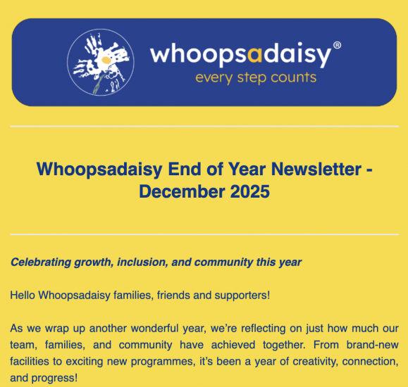 Whoopsadaisy End of Year Newsletter – 2025